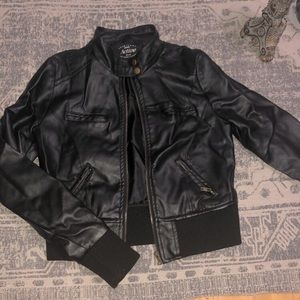 Spiritual Quality Faux Leather Jacket